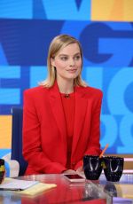 MARGOT ROBBIE on the Set of Good Morning America 10/11/2017