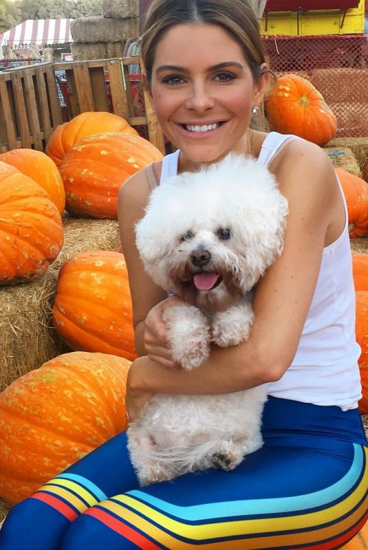 MARIA MENOUNOS at a Pumpkin Patch, 10/19/2017 Instagram Pictures