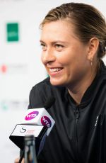 MARIA SHARAPOVA at China Open 2017 Press Conference in Beijing 09/30/2017