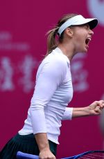 MARIA SHARAPOVA Wins WTA Tianjin Open 10/15/2017