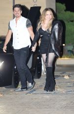MARIAH CAREY and Bryan Tanaka at Nobu in Malibu 10/09/2017