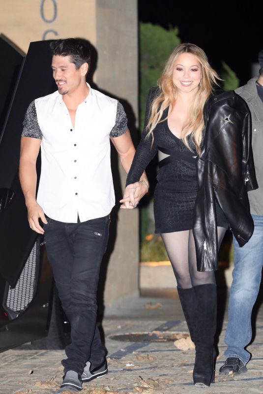 MARIAH CAREY and Bryan Tanaka at Nobu in Malibu 10/09/2017