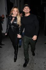 MARIAH CAREY and Bryan Tanaka Out for Dinner at Mastro