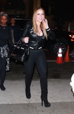 MARIAH CAREY Out for Sushi in New York 10/18/2017