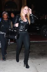MARIAH CAREY Out for Sushi in New York 10/18/2017