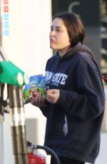 MARNIE SIMPSON and Casey Johnson at a Gas Station in London 10/15/2017