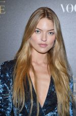 MARTHA HUNT at Vogue Party at Paris Fashion Week 10/01/2017