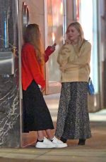 MARY-KATE and ASHLEY OLSEN Take a Smoke Break in New York 10/03/2017