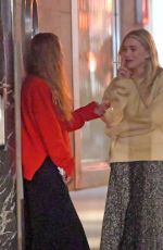 MARY-KATE and ASHLEY OLSEN Take a Smoke Break in New York 10/03/2017