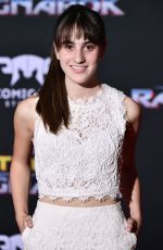 MAYA FRANK at Thor: Ragnarok Premiere in Los Angeles 10/10/2017