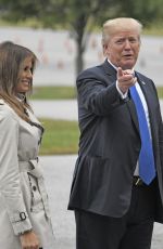 MELANIA and Donald TRUMP Out in Beltsville 10/13/2017