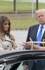 MELANIA and Donald TRUMP Out in Beltsville 10/13/2017