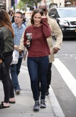 MELISSA BEN-ISHAY Arrives at AOL Build Studios in New York 10/13/2017