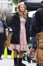 MELISSA BENOIST on the Set of Supergirl in Vancouver 10/11/2017