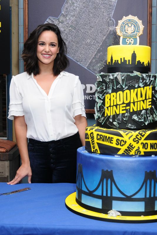 MELISSA FUMERO at Brooklyn Nine-nine 99th Episode Celebration in Los Angeles 10/04/2017