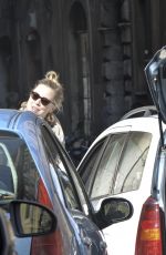 MELISSA GEORGE Out for Lunch at Pierluigi