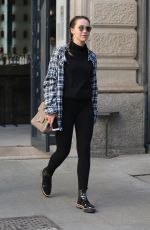 MICHELLE HUNZIKER and AURORA RAMAZZOTTI Out for Lunch in Milan 10/27/2017