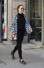 MICHELLE HUNZIKER and AURORA RAMAZZOTTI Out for Lunch in Milan 10/27/2017