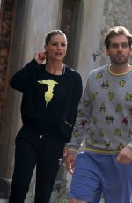 MICHELLE HUNZIKER Out and About in Bergamo 10/28/2017