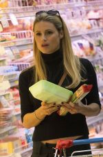 MICHELLE HUNZIKER Shopping at Supermarket in Milan 10/24/2017