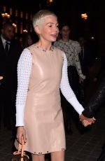 MICHELLE WILLIAMS at Louis Vuitton’s Boutique Opening at Paris Fashion Week 10/02/2017