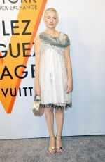 MICHELLE WILLIAMS at Volez, Voguez, Voyagez: Louis Vuitton Exhibition Opening in New York 10/26/2017