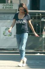 MILA KUNIS and Ken Jeong Out in Malibu 10/17/2017