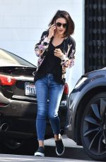 MILA KUNIS Arrives at a Hair Salon in Beverly Hills 10/13/2017
