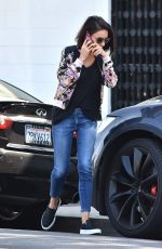 MILA KUNIS Arrives at a Hair Salon in Beverly Hills 10/13/2017