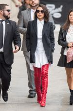 MILA KUNIS Arrives at Jimmy Kimmel Live in Los Angeles 10/30/2017