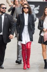 MILA KUNIS Arrives at Jimmy Kimmel Live in Los Angeles 10/30/2017