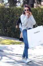 MILA KUNIS in Jeanso Out Shopping in Beverly Hills 10/10/2017