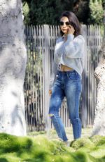 MILA KUNIS in Jeanso Out Shopping in Beverly Hills 10/10/2017