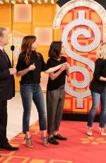 MILA KUNIS, KRISTEN BELL and KATHRYN HAHN  at The Price is Right 10/30/2017