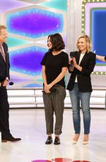 MILA KUNIS, KRISTEN BELL and KATHRYN HAHN  at The Price is Right 10/30/2017