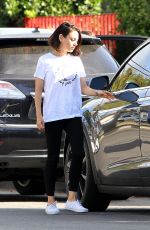 MILA KUNIS Out and About in Los Angeles 10/02/2017