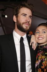 MILEY CYRUS and Liam Hemsworth at Thor: Ragnarok Premiere in Los Angeles 10/10/2017