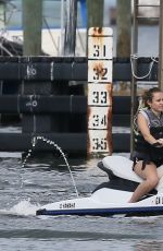 MILEY CYRUS and Liam Hemsworth at Tybee Island in Georgia 10/30/2017