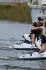 MILEY CYRUS and Liam Hemsworth at Tybee Island in Georgia 10/30/2017