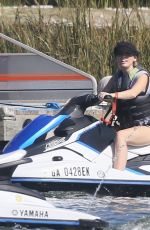 MILEY CYRUS and Liam Hemsworth at Tybee Island in Georgia 10/30/2017