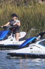 MILEY CYRUS and Liam Hemsworth at Tybee Island in Georgia 10/30/2017