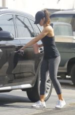 MINKA KELLY Leaves a Gym in Los Angeles 10/13/2017