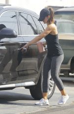 MINKA KELLY Leaves a Gym in Los Angeles 10/13/2017