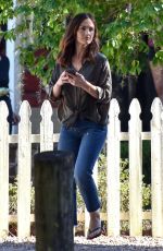 MINKA KELLY on the Set of The Bech House in Savannah 10/25/2017