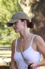 MINKA KELLY Take Her Dogs to Pet Care in West Hollywood 10/17/2017