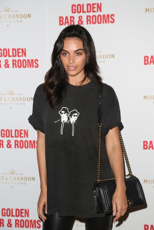 MONIKA CLARKE at Double Bay Institution Launching Golden Bar & Rooms in Sydney 10/11/2017