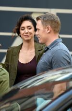 MOZHAN MARNO on the Set of The Blacklist in New York 10/03/2017