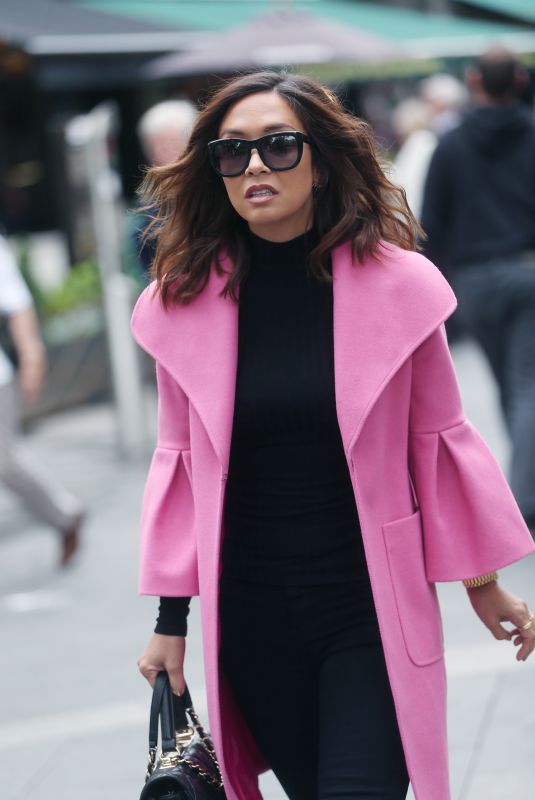 MYLEENE KLASS Arrives at Global Radio in London 10/14/2017
