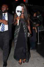 NAOMI CAMPBELL Leaves V Magazine Dinner in New York 10/23/2017