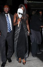 NAOMI CAMPBELL Leaves V Magazine Dinner in New York 10/23/2017